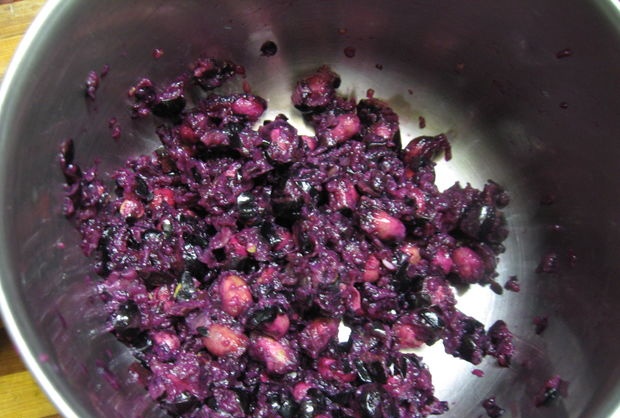 Hielo de frutas de bayas