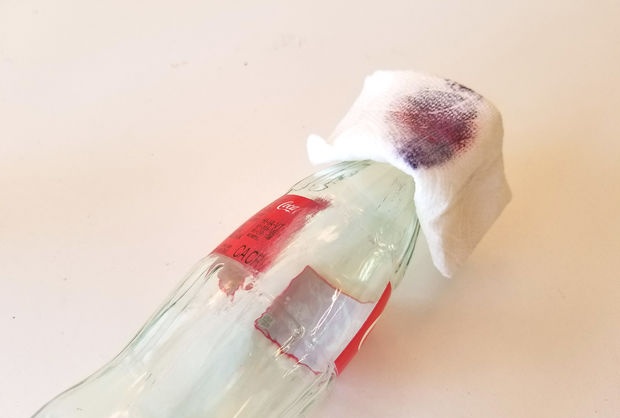Fletxa del trencaclosques en una ampolla
