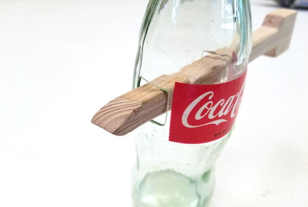 Fletxa del trencaclosques en una ampolla