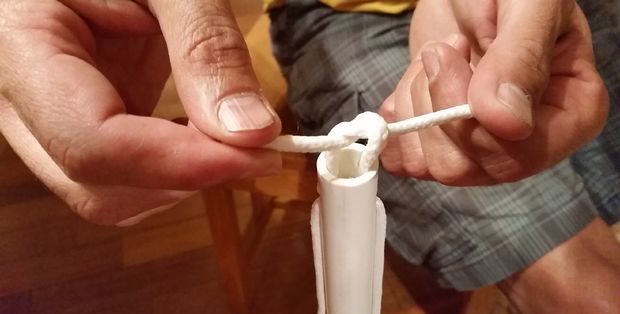 Asciugatrice per il montaggio su tubi di plastica