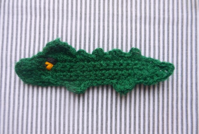 Applique tropicale au crochet pour t-shirt d'été