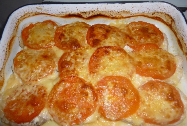 Kipfilet met tomaten en kaas