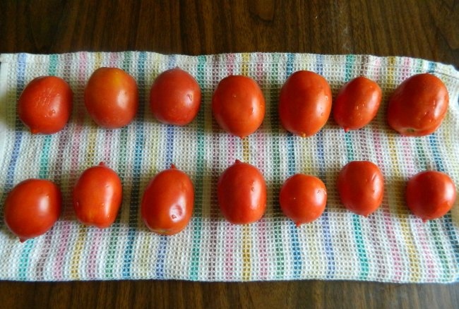 Tomato kering matahari untuk musim sejuk