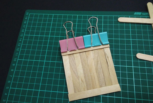 Miniatūra popsicle Stick Box