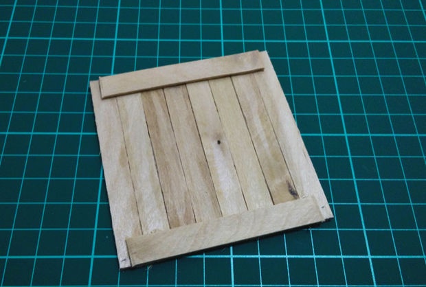 Miniatūra popsicle Stick Box