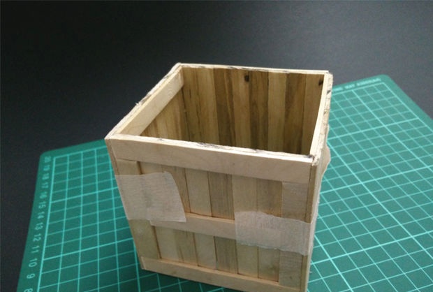 Miniatyr Popsicle Stick Box