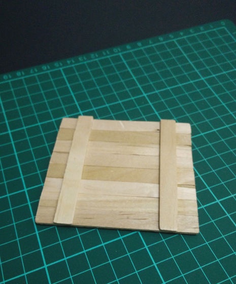 Kotak Kayu Popsicle Miniatur