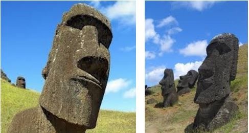 Figuretes de jardí – Moai