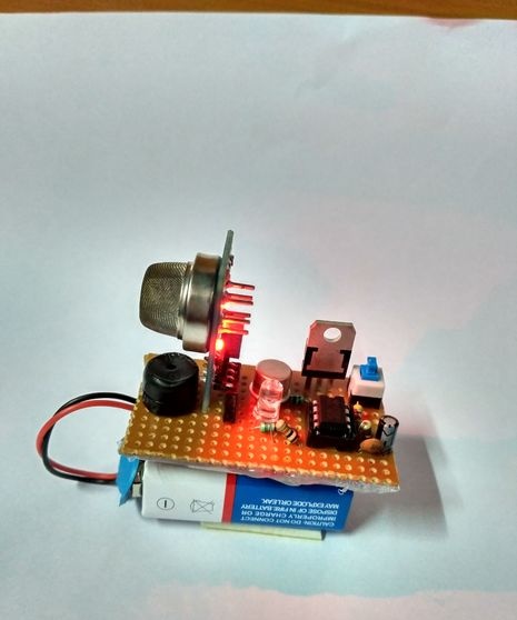 DIY gas leak sensor