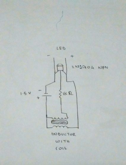 Alimentazione LED tramite batteria da 1,5 volt