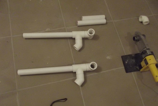 Gymnastic wall bars na gawa sa polypropylene pipes