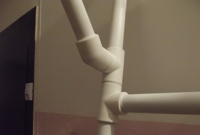 Gymnastic wall bars na gawa sa polypropylene pipes