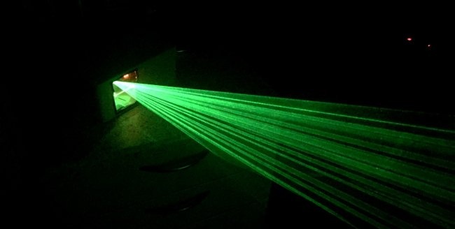 Billig laserprojektor