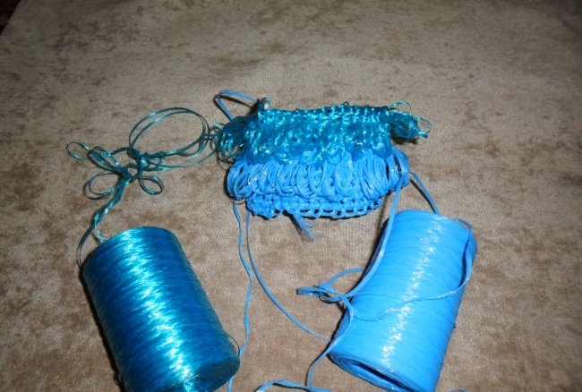 Clasă de master despre tricotat cârpe de spălat din fire de polipropilenă