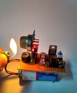 DIY senzor curenja plina