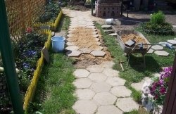 DIY paving slab