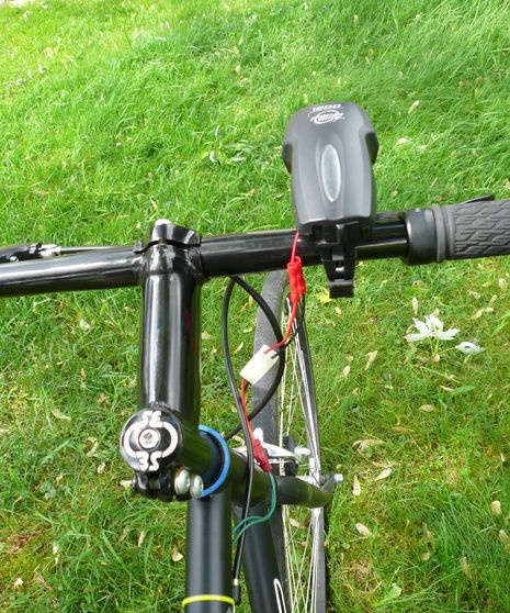 Generador de bicicleta de bricolaje