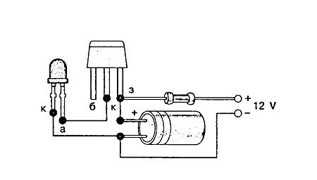 Un simple clignotant sur un transistor