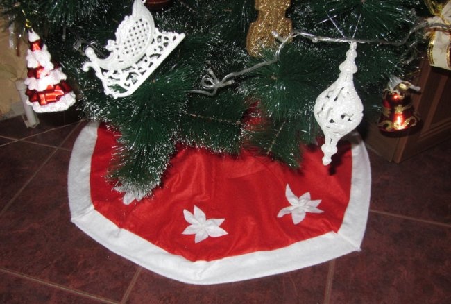 Cape pour la croix du sapin de Noël