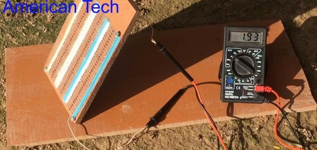 DIY solární baterie vyrobená z diod
