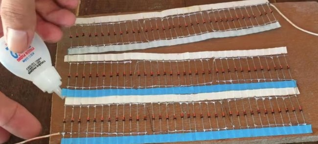 بطارية شمسية DIY مصنوعة من الثنائيات