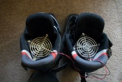 مجفف أحذية بسيط DIY