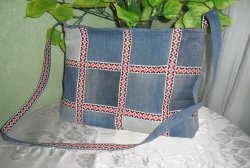 Bag made from old jeans