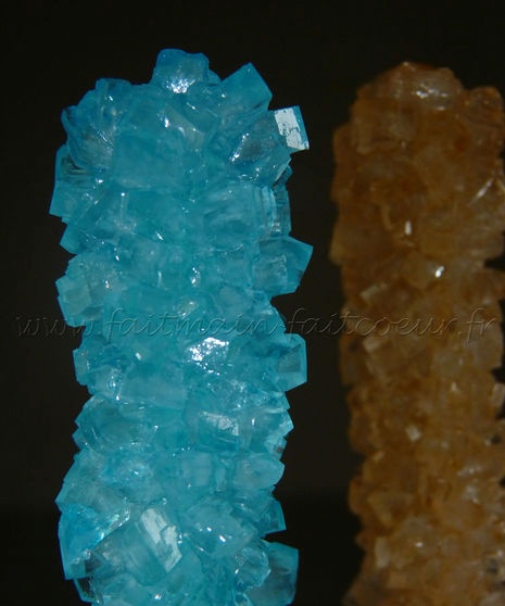 DIY krystaly cukru