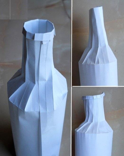 botella de papel