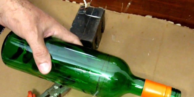 Hogyan vágjunk egy üvegpalackot