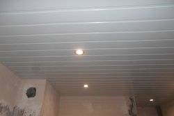 DIY plastic ceiling