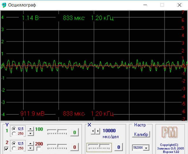 L'oscilloscopio più semplice da un computer