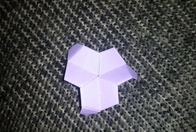 Kusudama kis teknős