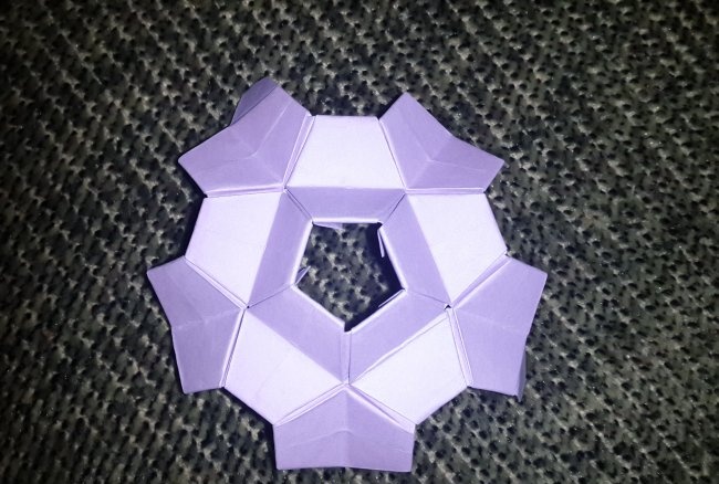 Kusudama liten skilpadde