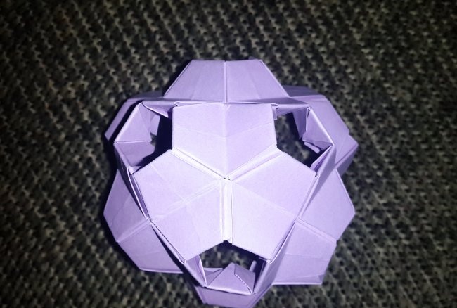 Kusudama kleine Schildkröte