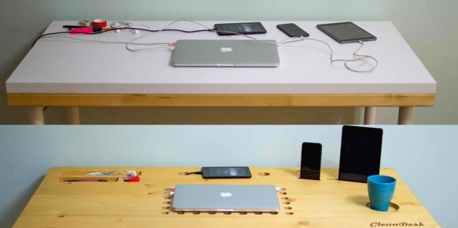 DIY modern computer desk
