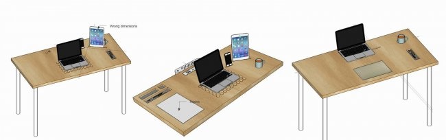 Barkácsolás modern számítógépes asztal