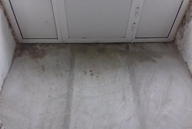 Dekvloer van betonnen vloer