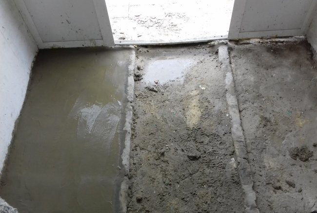 Dekvloer van betonnen vloer