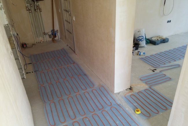 Single and double core heating mat