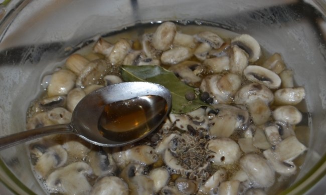 Champignon marinate