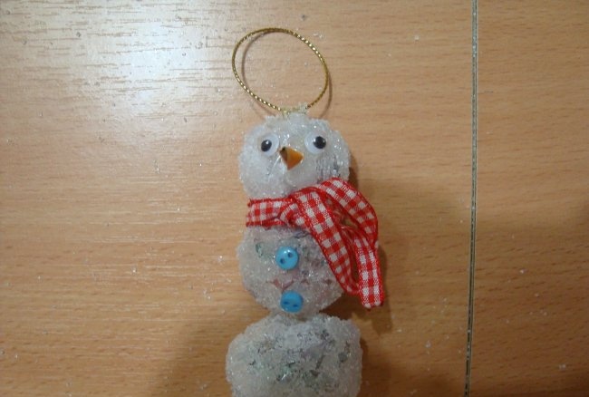 Muñeco de nieve de juguete para árbol de Navidad