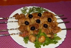 Shish kebab al forn