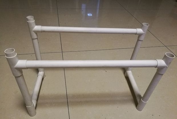 PVC pipe flower stand