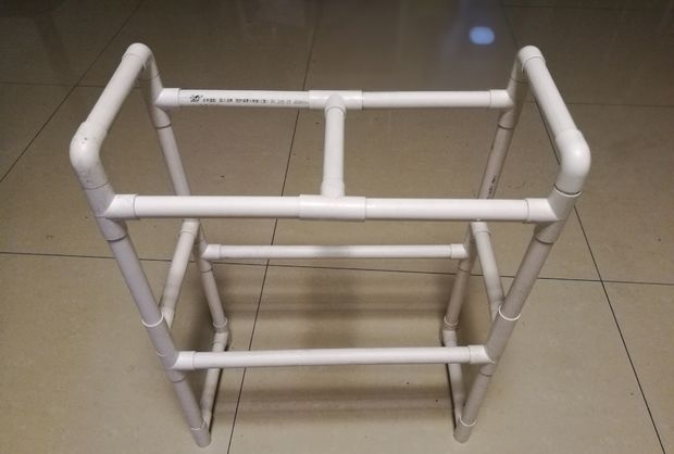 PVC pipe flower stand