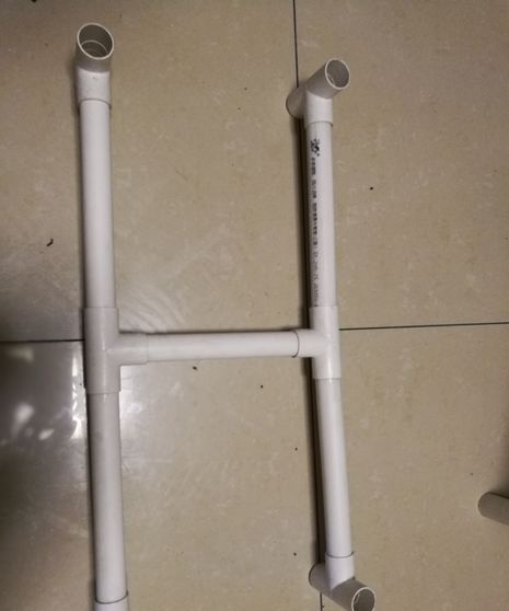 PVC pipe flower stand