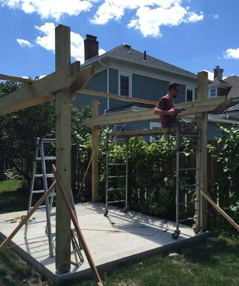 Gazebo extérieur pour le jardin