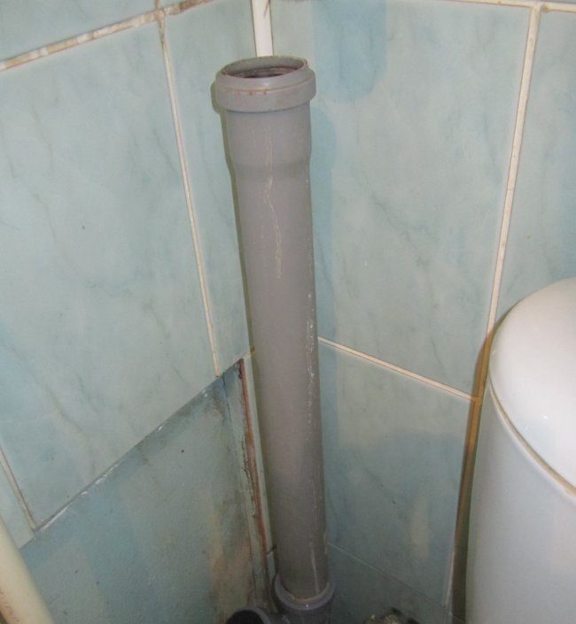 Pag-install ng washing machine sa PVC riser