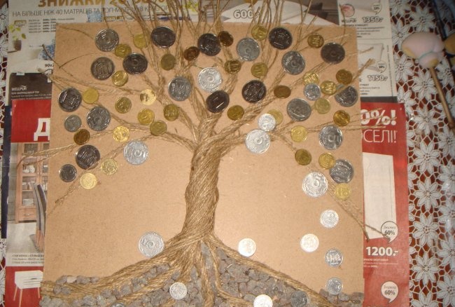 árvore de dinheiro