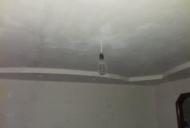 Plafond en plaques de plâtre bricolage